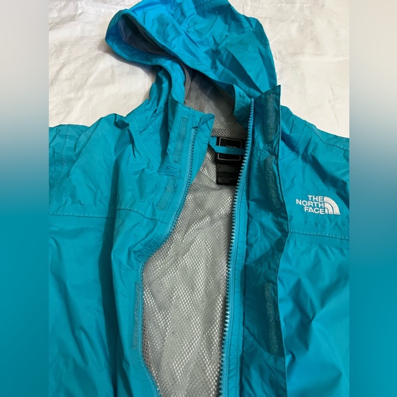 The NorthFace Youth Girl WindBreaker, Color-Blue, Size-M - Picture 2 of 6
